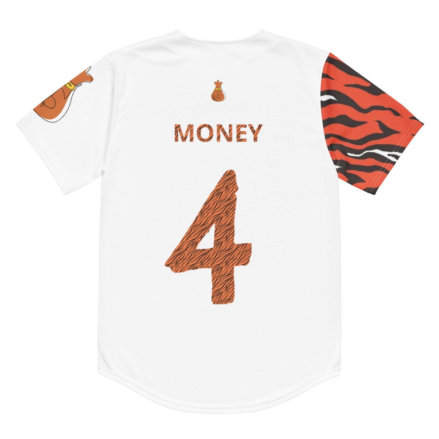 4 Women / Money #4 - White / Bengal Luxury Jersey