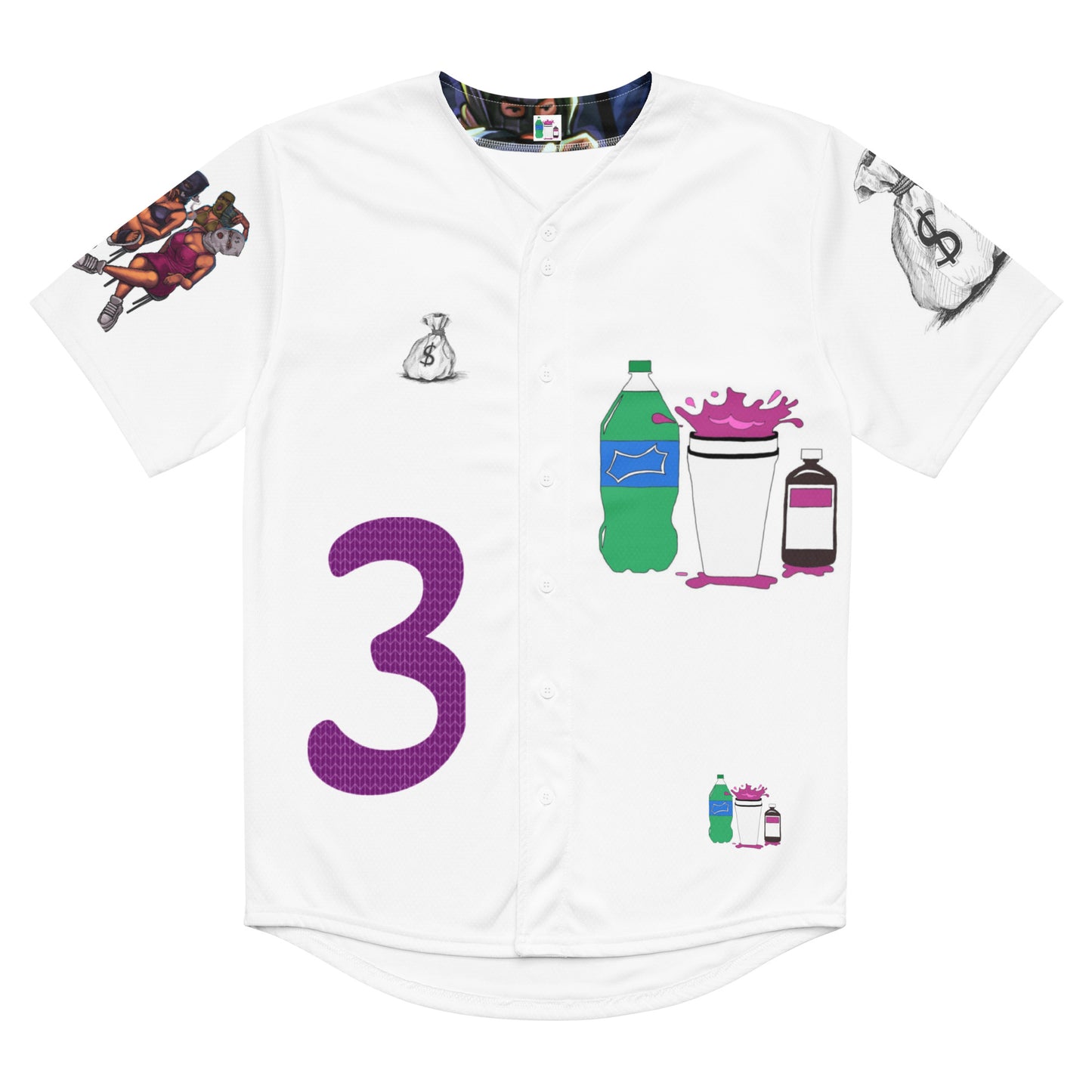 Dirty Sprite #3 - White / Purple Luxury Jersey