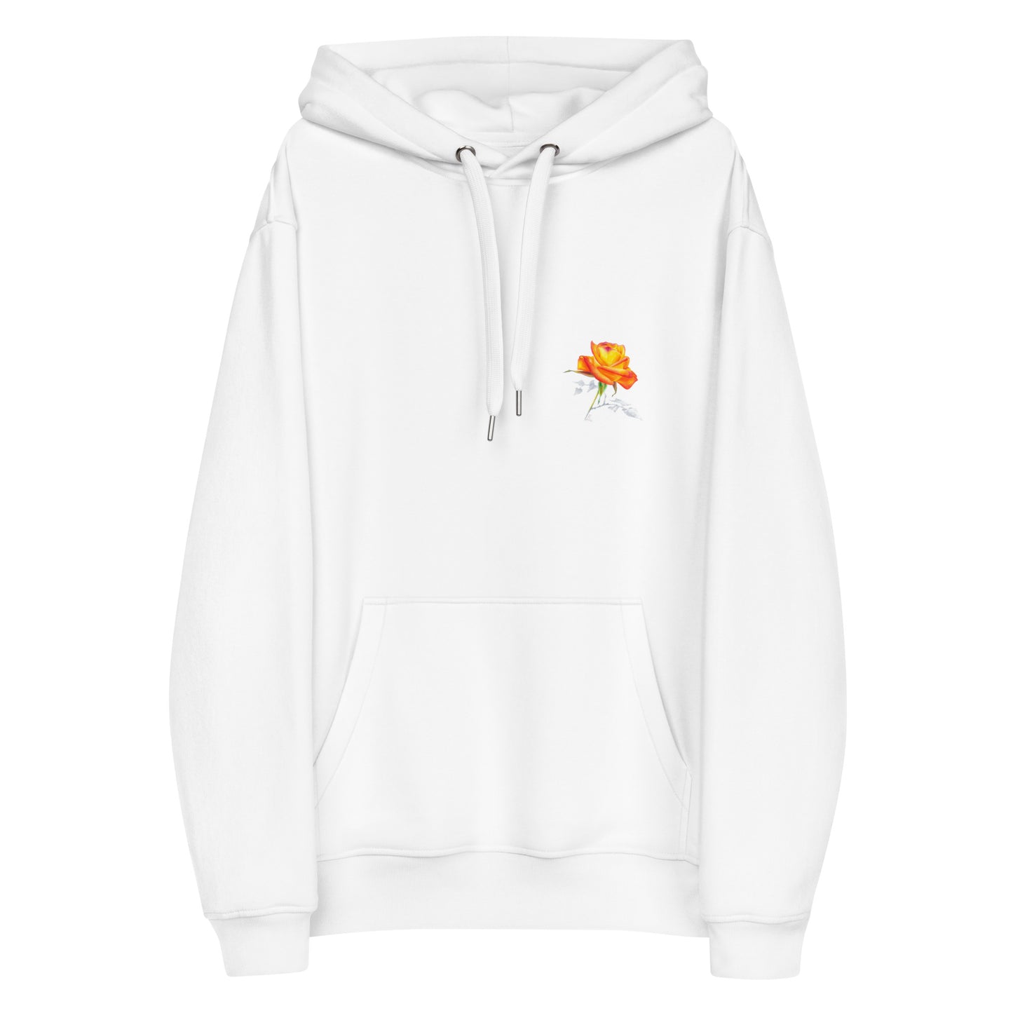 Orange Flower - Luxury Hoodie