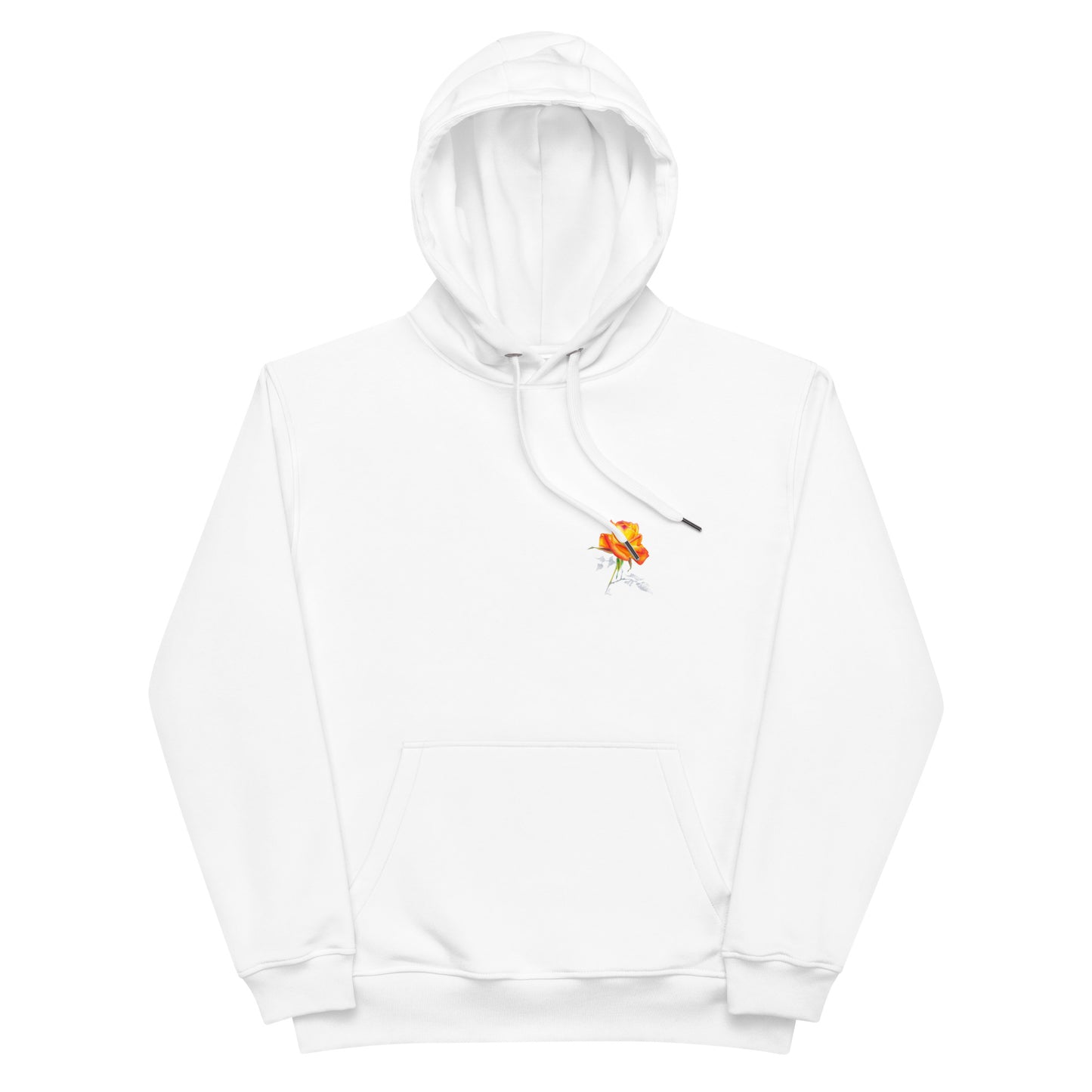 Orange Flower - Luxury Hoodie